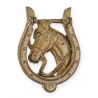 Heurtoir Cheval en fonte beige
