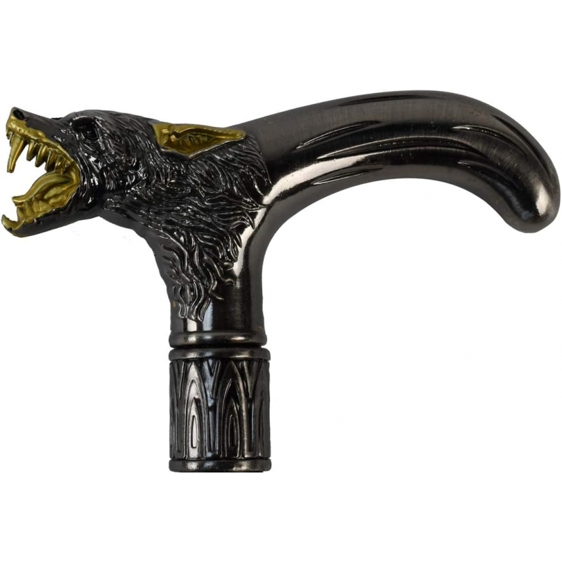Canne en aluminium "Tête de loup"