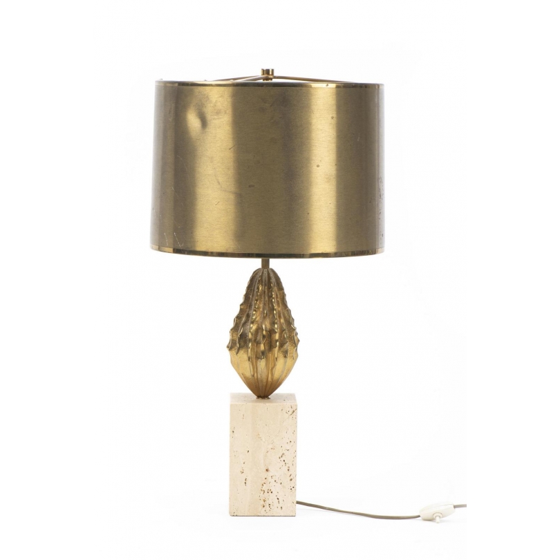 Lampe Cabosse en bronze par Maison Charles