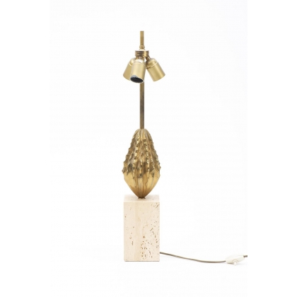 Lampe Cabosse en bronze par Maison Charles