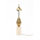 Lampe Cabosse en bronze par Maison Charles