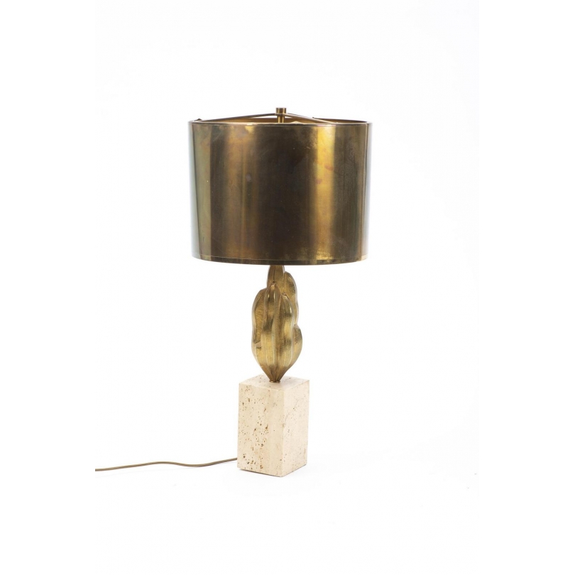 Lampe Euphorbe en bronze par Maison Charles