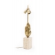 Lampe Euphorbe en bronze par Maison Charles