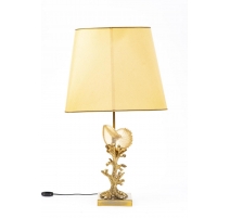 Lampe Au Nautile en bronze par Maison Charles