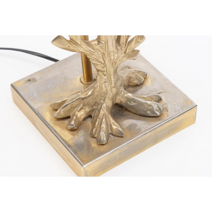 Lampe Au Nautile en bronze par Maison Charles