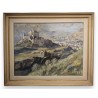 Tableau \"Sion\" signé P. Rt. PERRIN