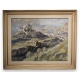 Tableau "Sion" signé P. Rt. PERRIN