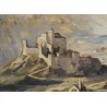 Tableau \"Sion\" signé P. Rt. PERRIN
