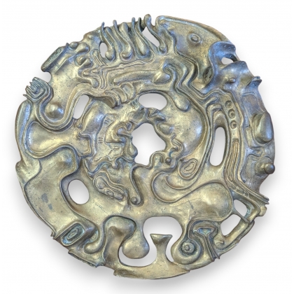 Bronze \"Soleil Vivant\" signé MORO VII