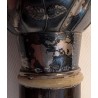 Canne pommeau en argent Roses