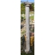 Suite de 4 colonnes en marbre de Carrare