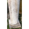 Suite de 4 colonnes en marbre de Carrare