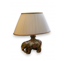 Lampe "Eléphant" avec abat-jour beige