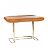 Bureau Riviera en hévéa et inox