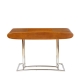 Bureau Riviera en hévéa et inox