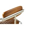 Fauteuil de bureau Riviera en hévéa et inox