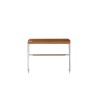 Trocadero console table in rubberwood and stainless steel