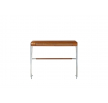 Console Trocadero hévéa et inox