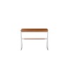 Trocadero console table in rubberwood and stainless steel