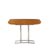 Riviera console in rubberwood and stainless steel