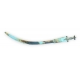 Sabre Talwar lame damasquinée