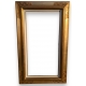 Cadre rectangulaire en bois doré