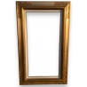 Cadre rectangulaire en bois doré