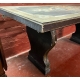 Table dessus lino peint par MM. Kunkler