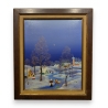 Tableau "Bientot la nuit" signé BOLEZ Y