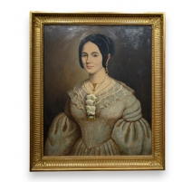Tableau "Portrait d'une jeune femme"