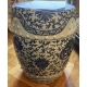 Tabouret chinois en porcelaine bleu-blanc