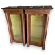 Paire de vitrines Empire