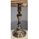 Paire de lampes en bronze argenté