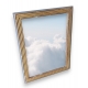 Miroir rectangulaire doté et gris