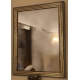 Miroir rectangulaire doté et gris