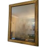Miroir rectangulaire doté et gris