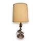 Lampe en bronze argenté