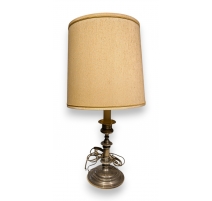 Lampe en bronze argenté