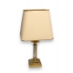 Lampe en laiton et verre