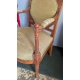Fauteuil Directoire, tissus vert