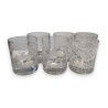 Suite de 6 verres décor gravé Chasse