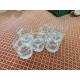Suite de 6 verres décor gravé Chasse