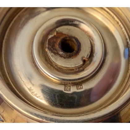 Silver-coloured metal cellar rat