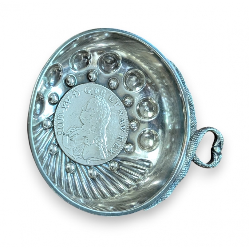 Tastevin en argent, pièce 1726