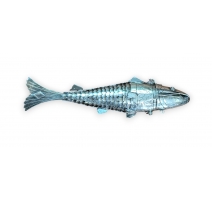 Poisson articulé en argent