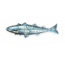 Poisson articulé en argent