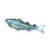 Poisson articulé en argent