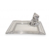 Plat rectangulaire Ours en verre Nachtmann
