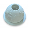 Photophore Paris en porcelaine de Bernardaud