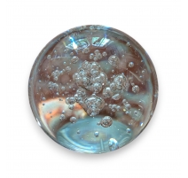 Presse-papier boule en verre à bulles
